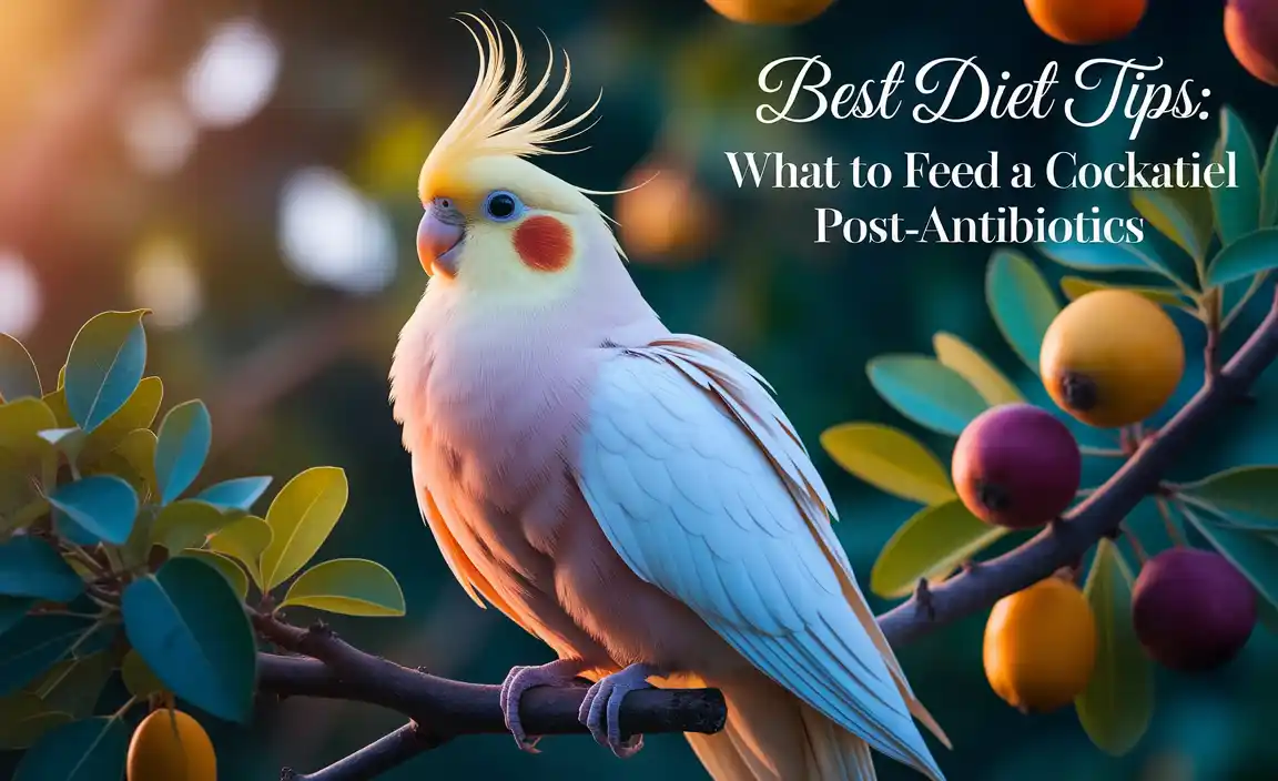 Best Diet Tips: What To Feed A Cockatiel Post-Antibiotics