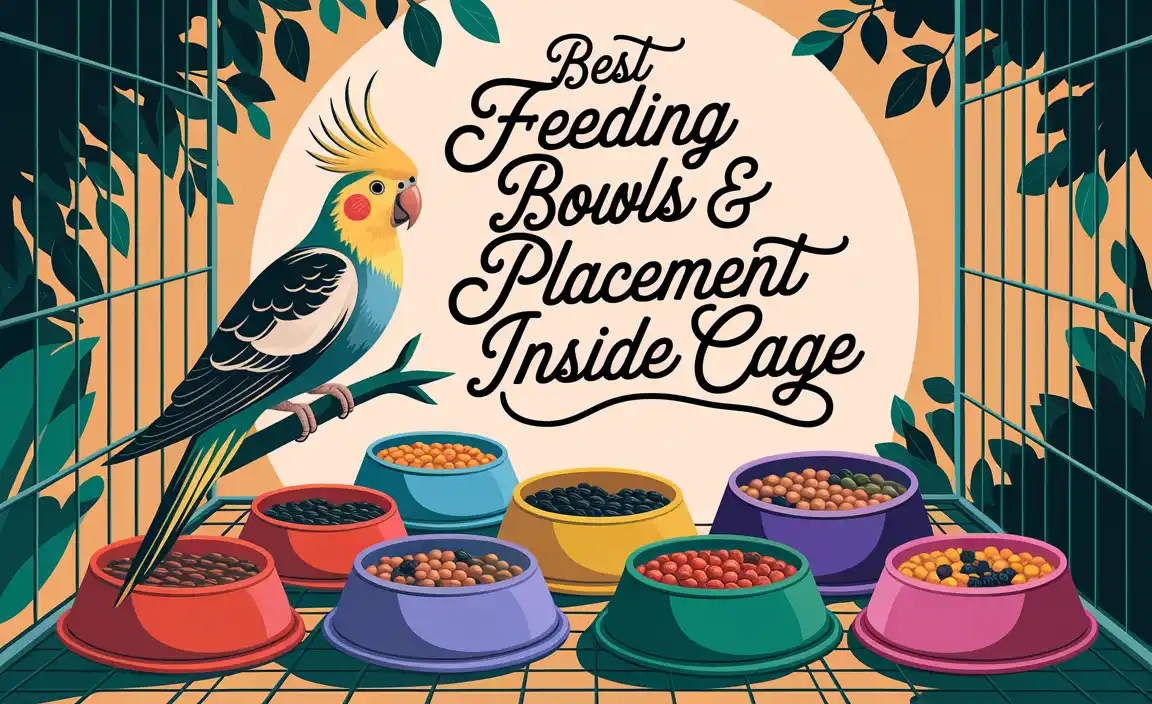 Best Feeding Bowls & Placement Inside Cage