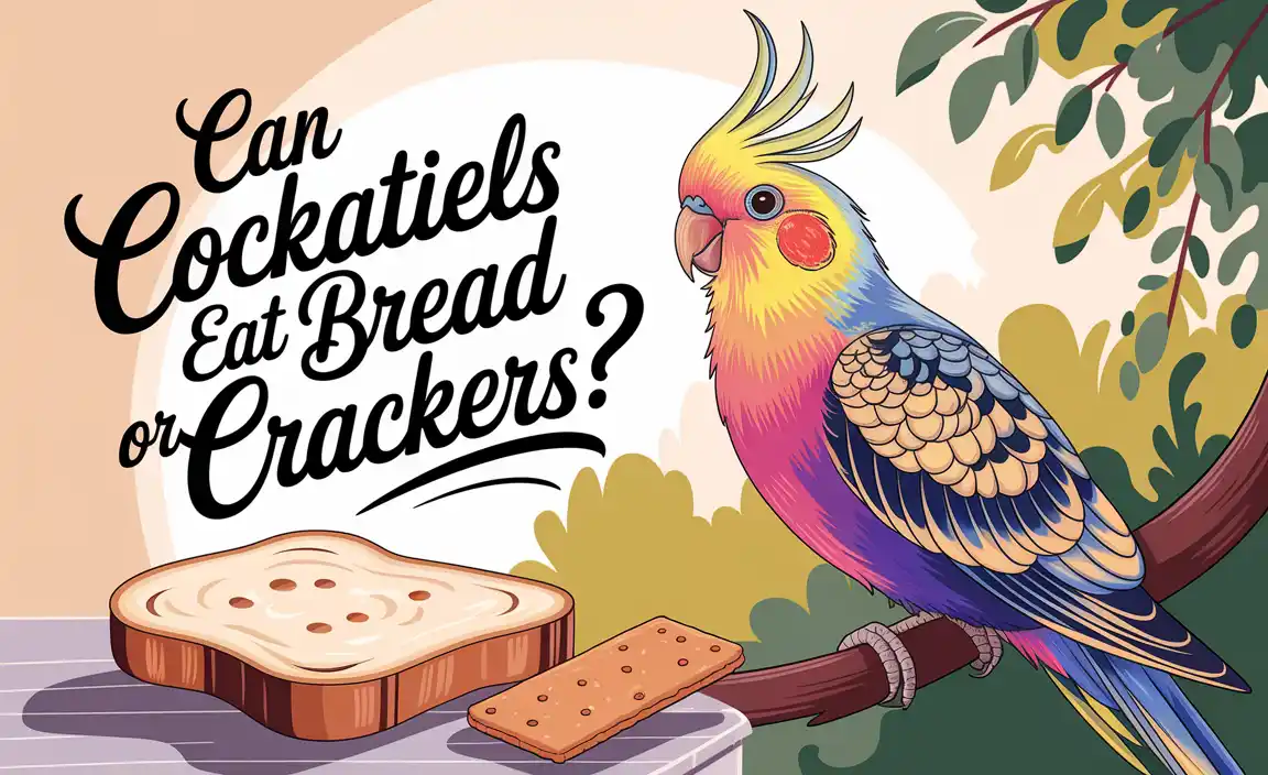 Can Cockatiels Eat Bread Or Crackers