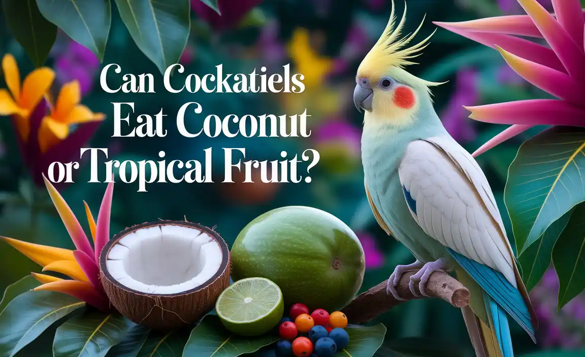 Can Cockatiels Eat Coconut or Tropical Fruit