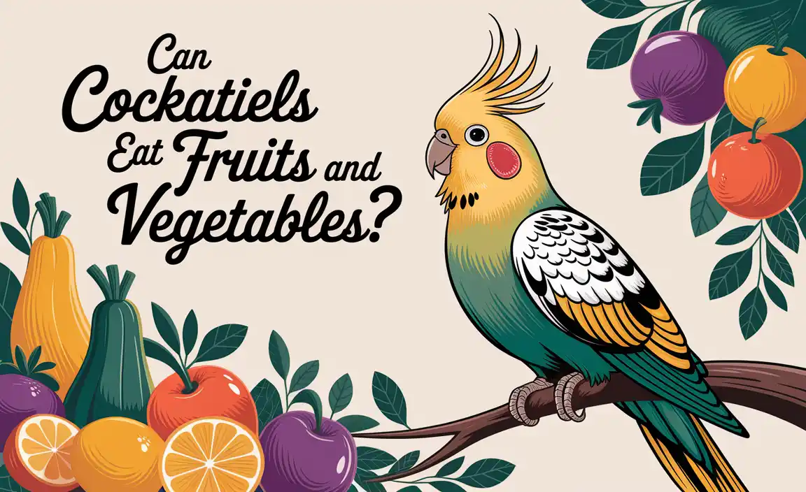 Can Cockatiels Eat Fruits And Vegetables