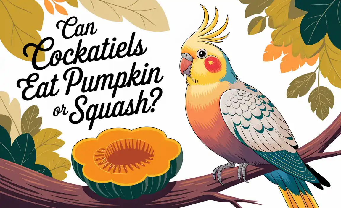 Can Cockatiels Eat Pumpkin Or Squash