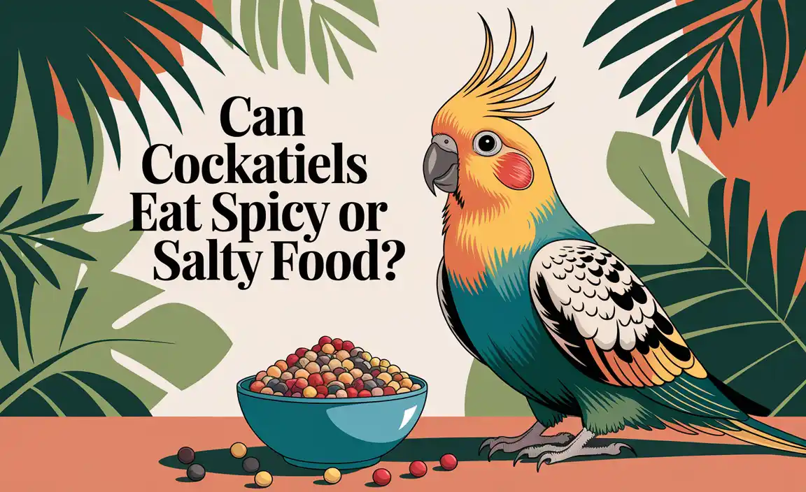 Can Cockatiels Eat Spicy Or Salty Food