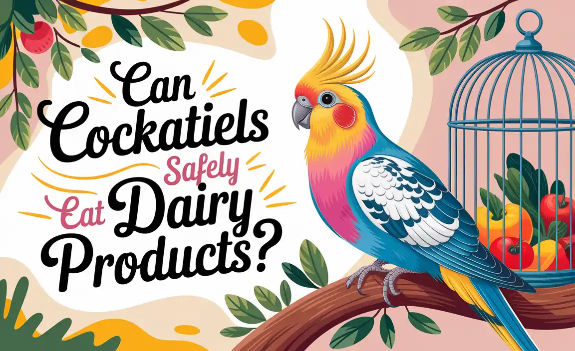 Can Cockatiels Safely Eat Dairy Products