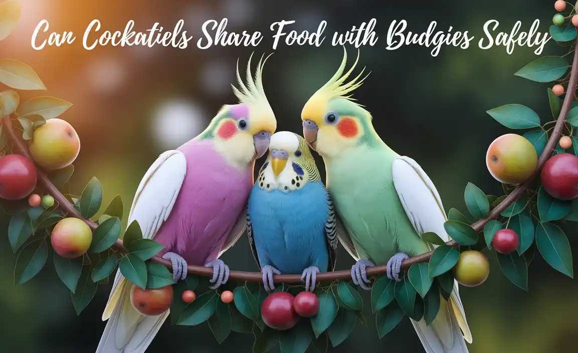 Can Cockatiels Share Food With Budgies Safely