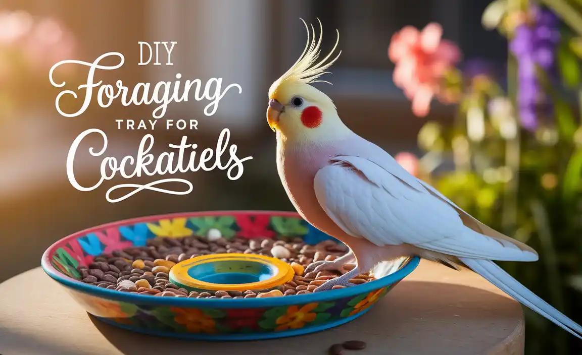 Diy Foraging Tray For Cockatiels