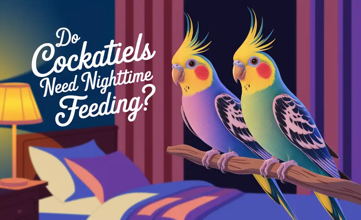 Do Cockatiels Need Nighttime Feeding