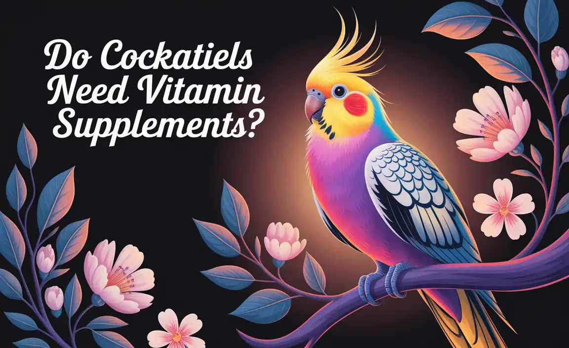Do Cockatiels Need Vitamin Supplements