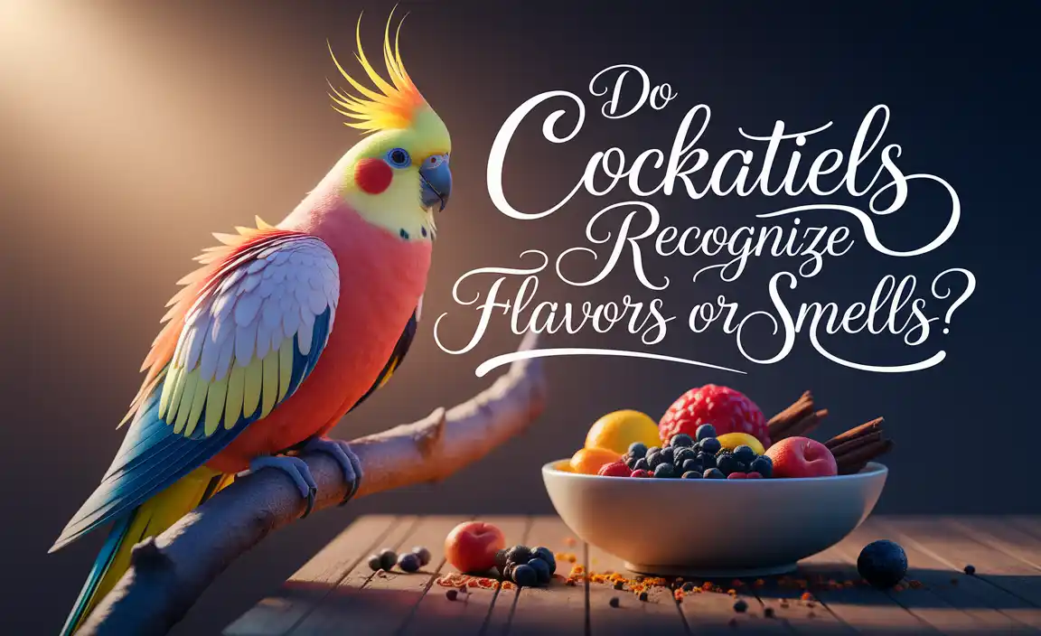 Do Cockatiels Recognize Flavors Or Smells