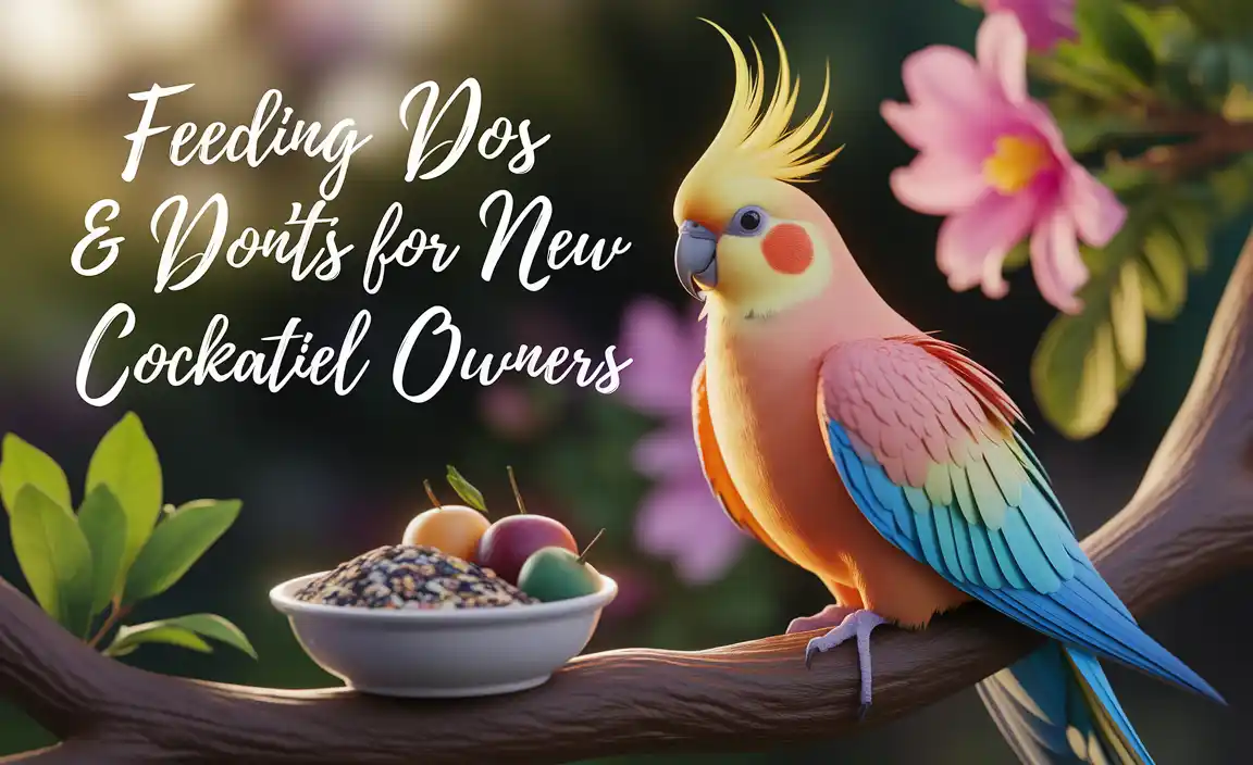 Feeding Dos & Don’Ts For New Cockatiel Owners