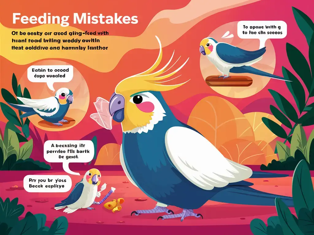 Feeding Mistakes That Harm Cockatiels