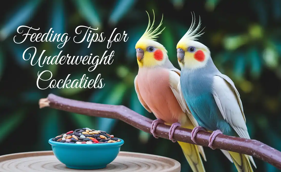 Feeding Tips For Underweight Cockatiels