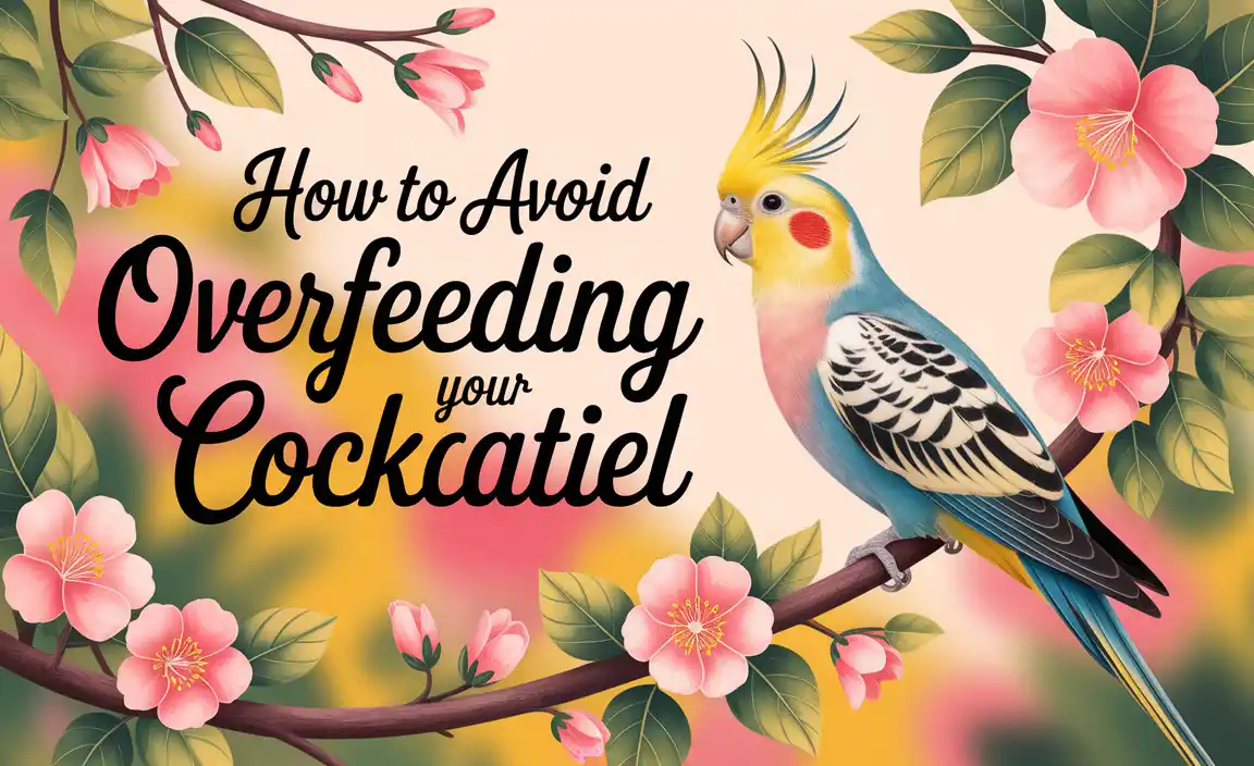 How To Avoid Overfeeding Your Cockatiel