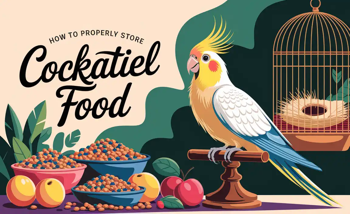 How To Properly Store Cockatiel Food