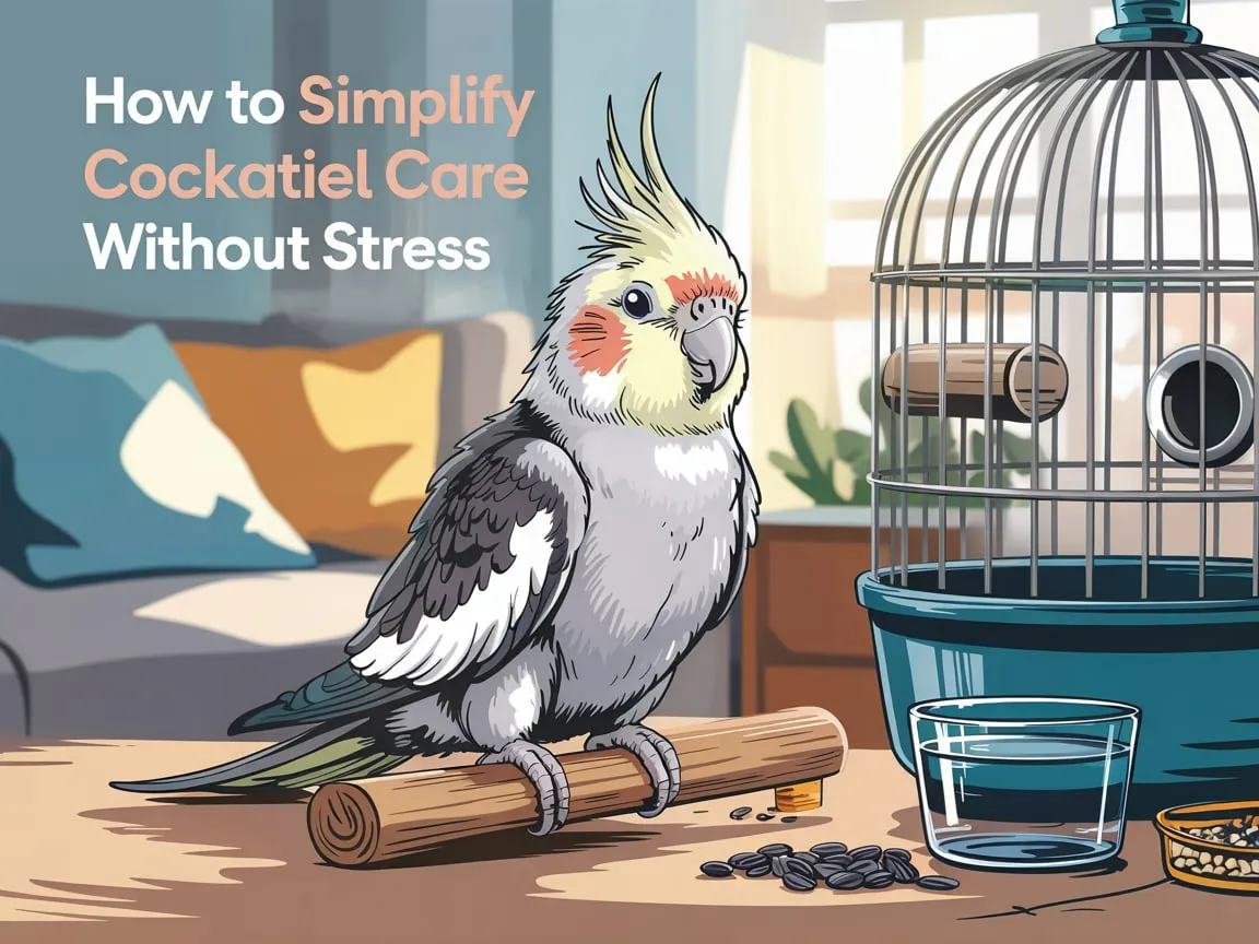 How to Simplify Cockatiel Care Without Stress