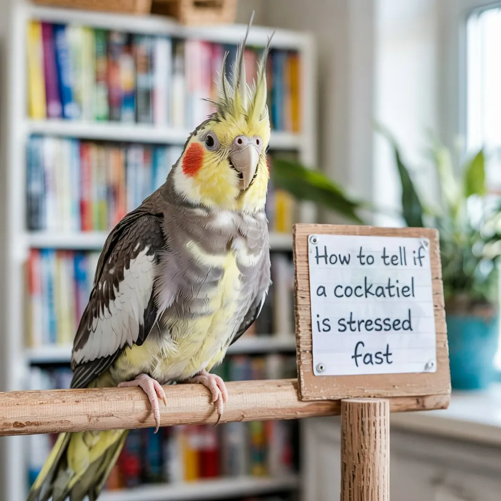 How to Tell if a Cockatiel Is Stressed Fast