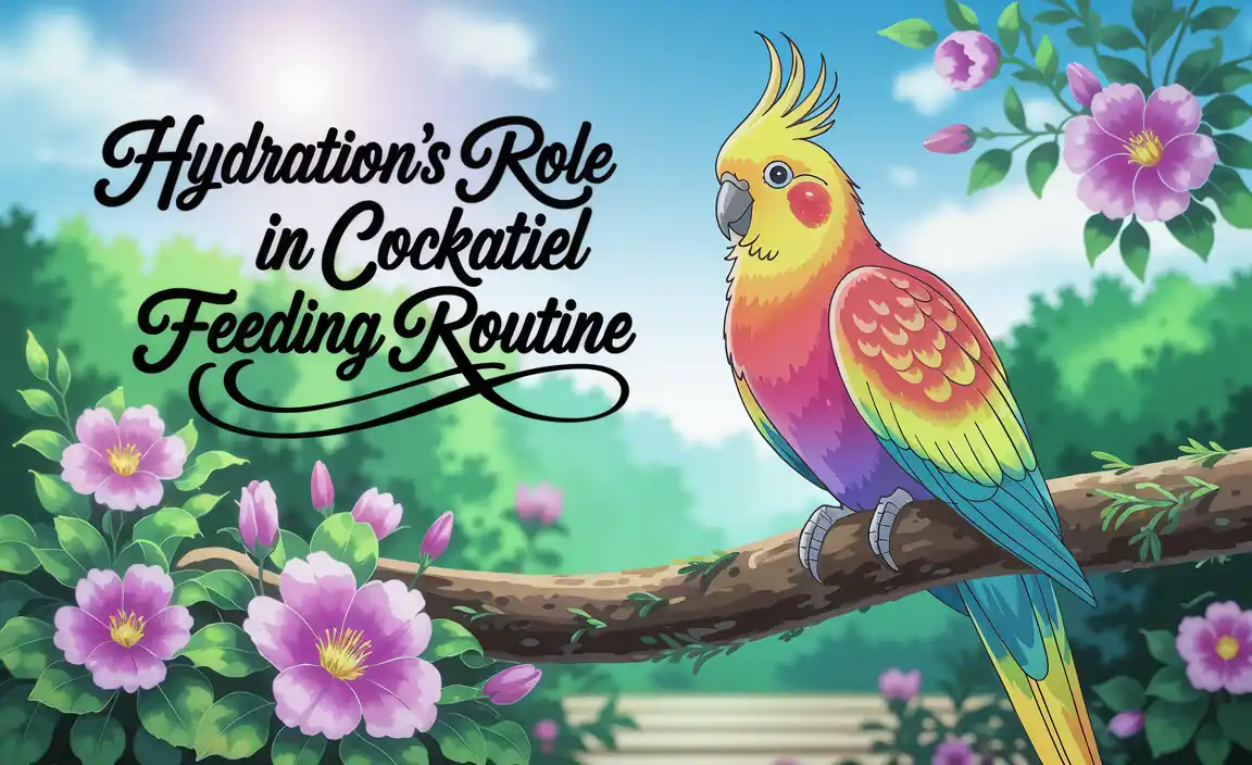 Hydration'S Role In Cockatiel Feeding Routine
