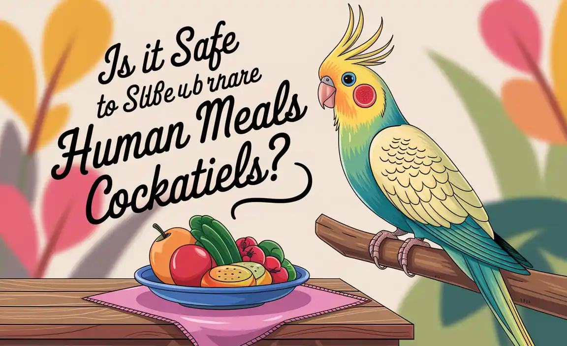 Is It Safe To Share Human Meals With Cockatiels