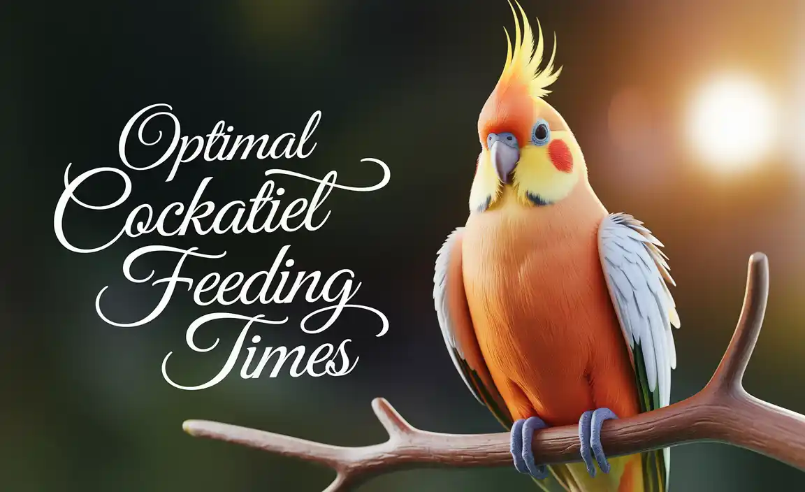 Optimal Cockatiel Feeding Times
