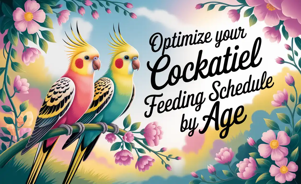 Optimize Your Cockatiel Feeding Schedule By Age