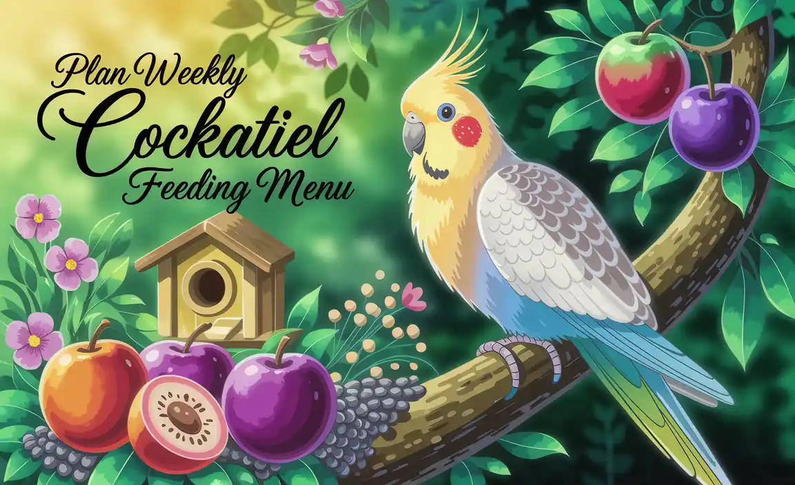 Plan Weekly Cockatiel Feeding Menu