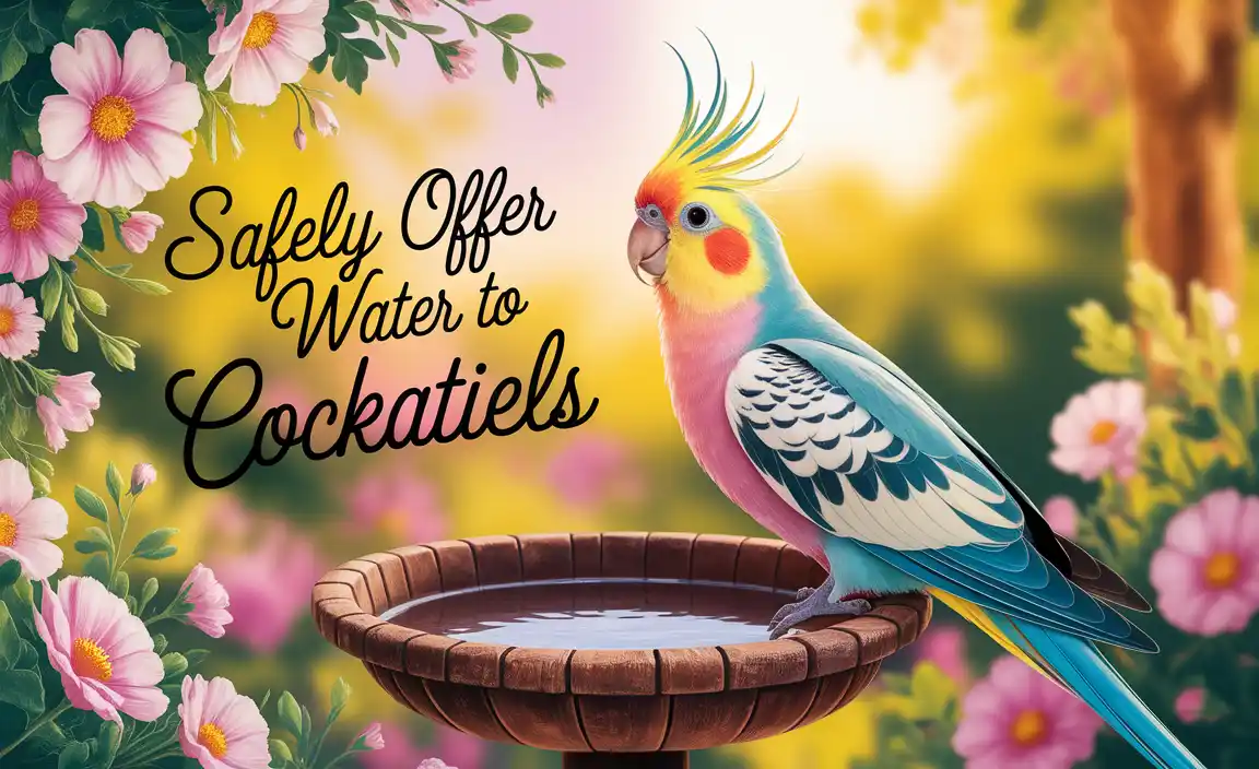 Safely Offer Water To Cockatiels