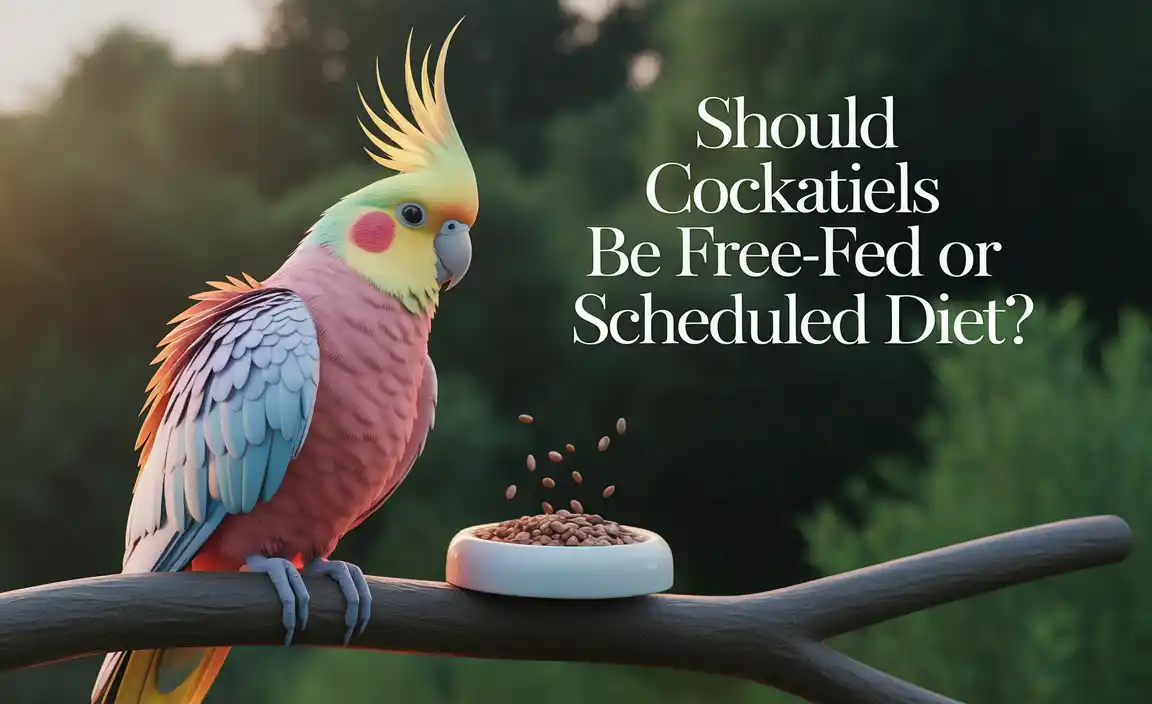 Should Cockatiels Be Free-Fed Or Scheduled Diet