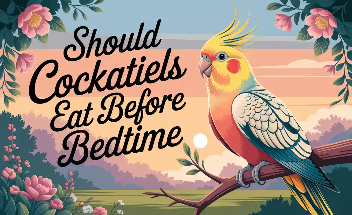Should Cockatiels Eat Before Bedtime