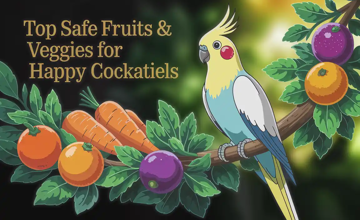 Top Safe Fruits & Veggies For Happy Cockatiels