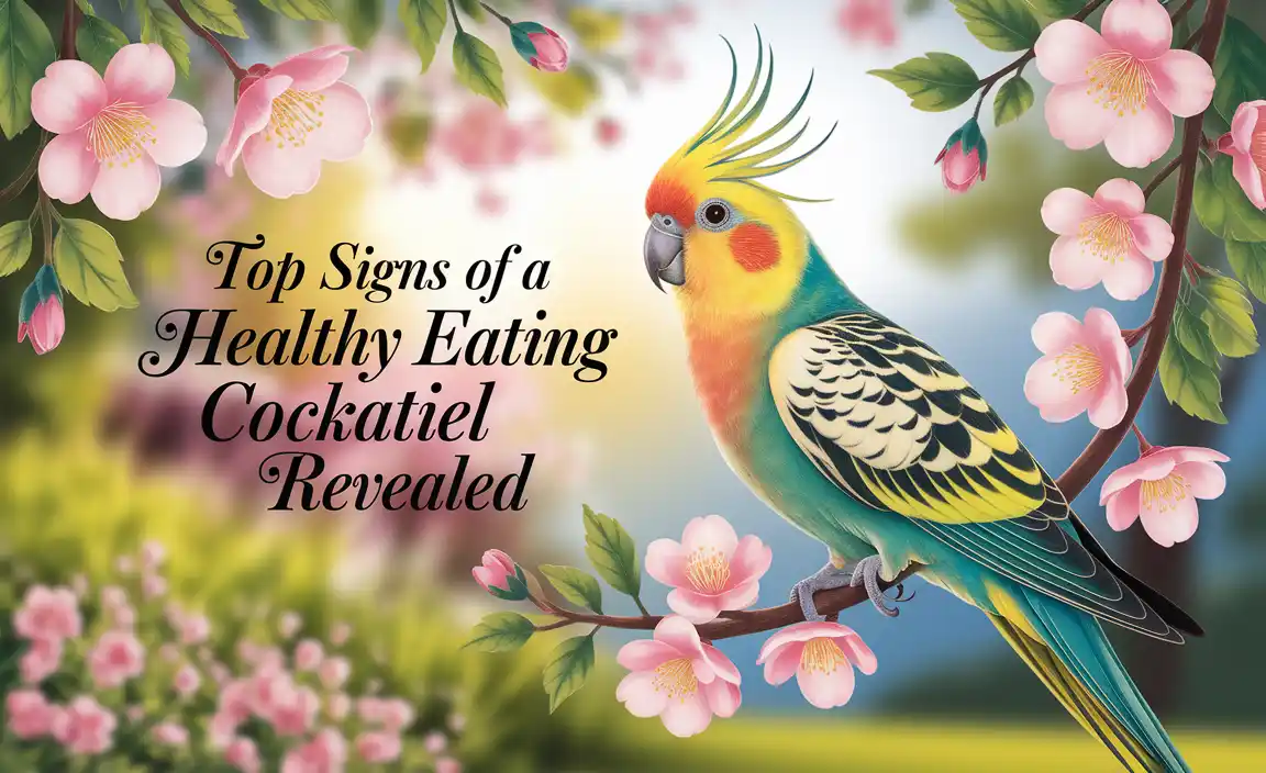Top Signs Of A Healthy Eating Cockatiel Revealed