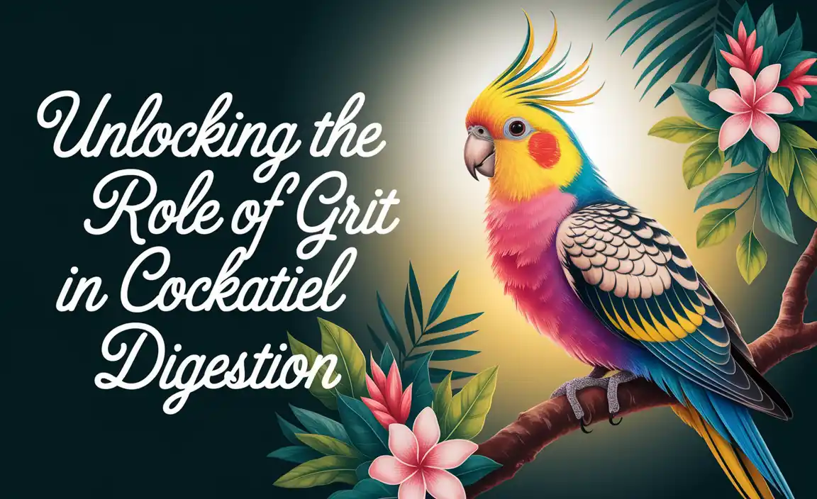 Unlocking The Role Of Grit In Cockatiel Digestion