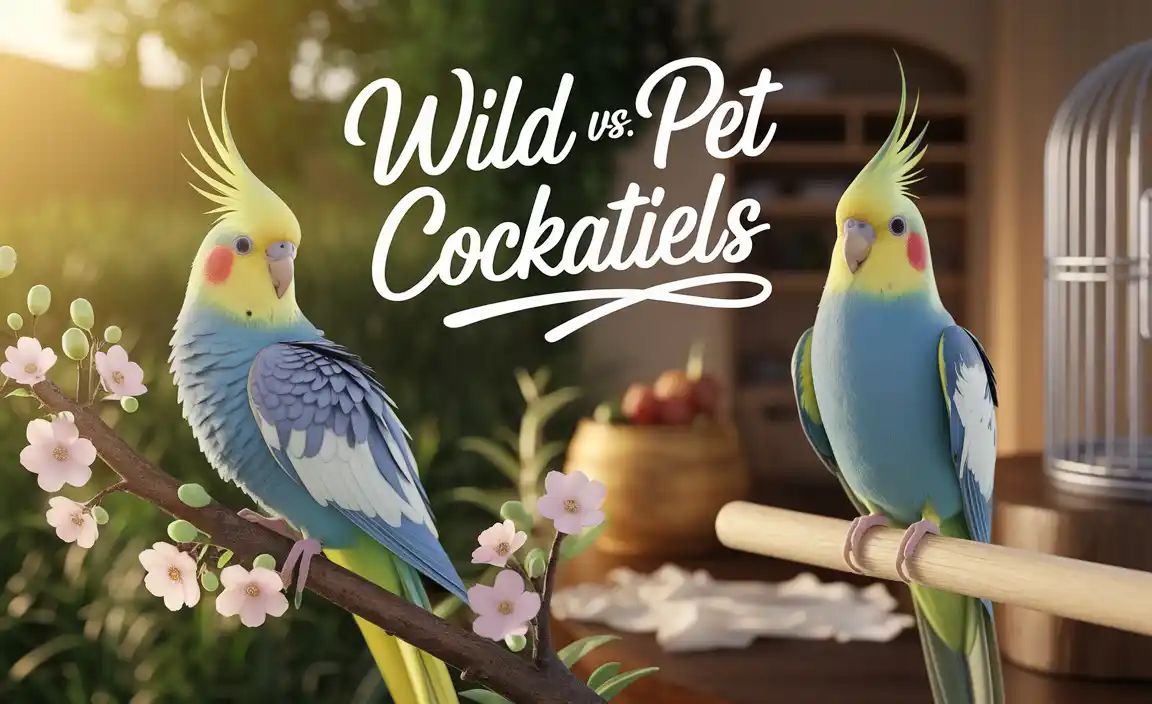 Wild Vs. Pet Cockatiels