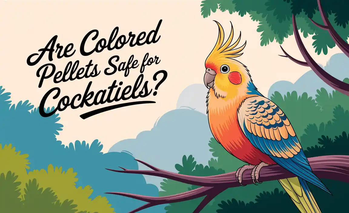 Are Colored Pellets Safe For Cockatiels