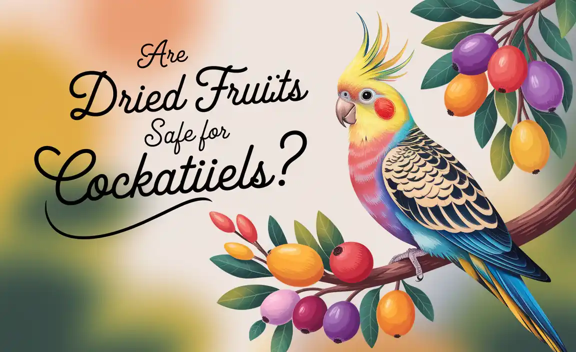 Are Dried Fruits Safe For Cockatiels