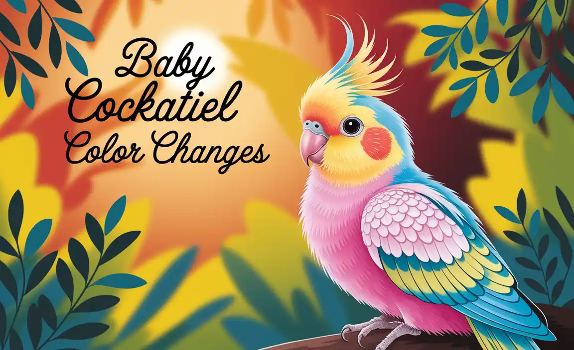 Baby Cockatiel Color Changes