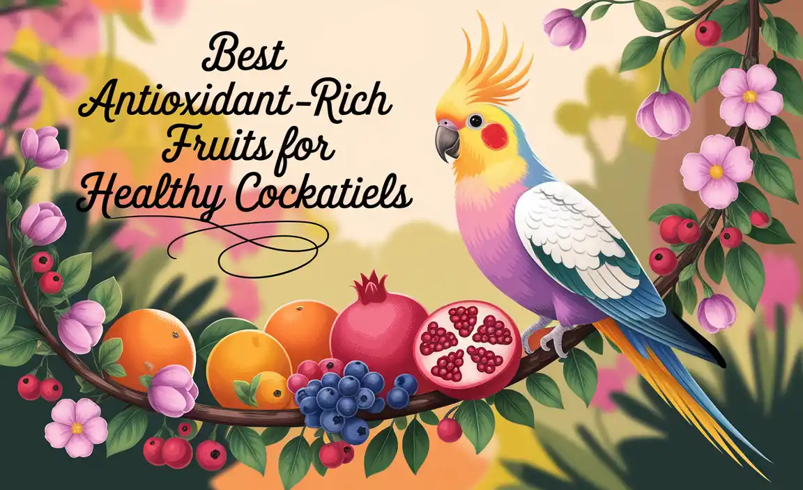 Best Antioxidant-Rich Fruits For Healthy Cockatiels