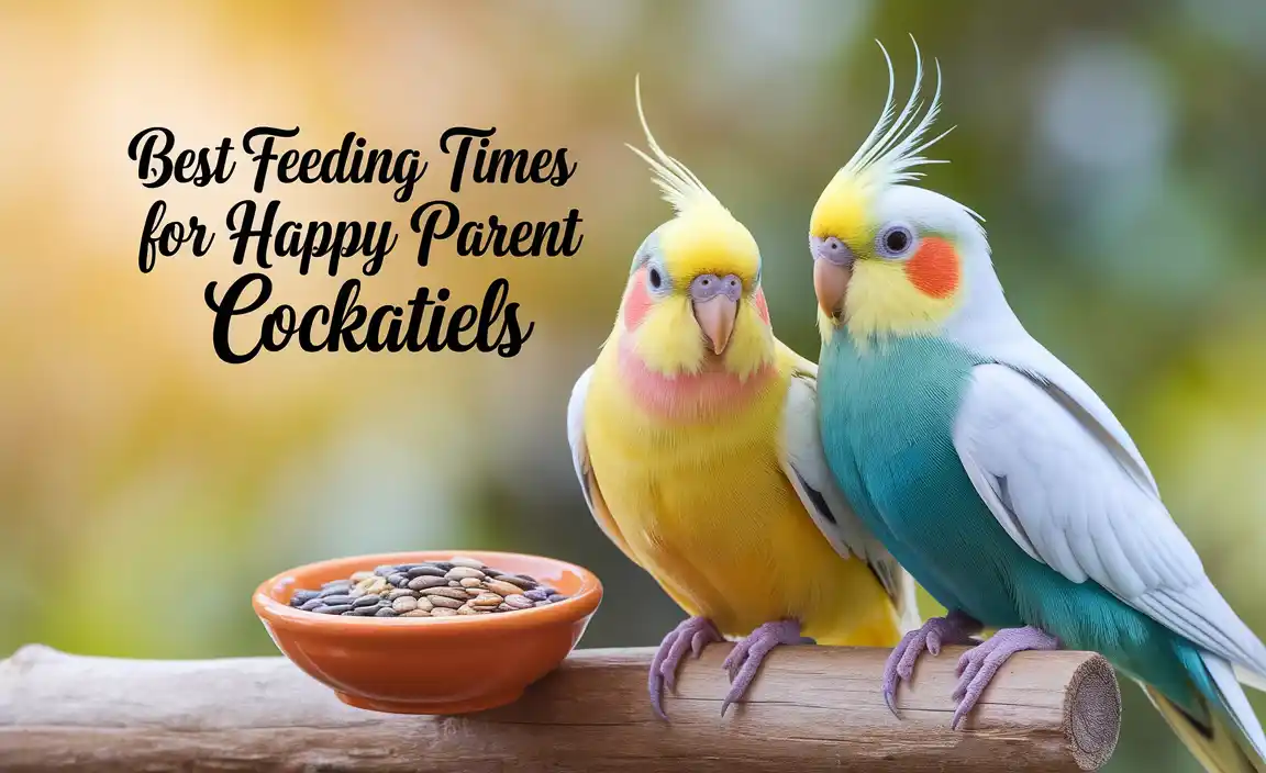 Best Feeding Times For Happy Parent Cockatiels