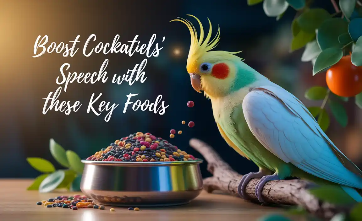 Boost Cockatiels' Speech With These Key Foods!