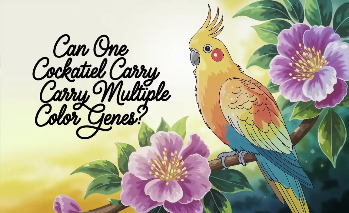 Can One Cockatiel Carry Multiple Color Genes