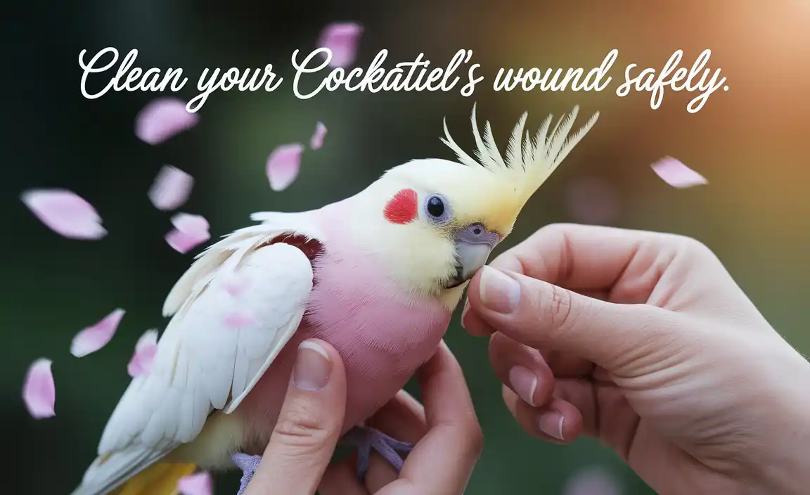 Clean Your Cockatiel'S Wound Safely