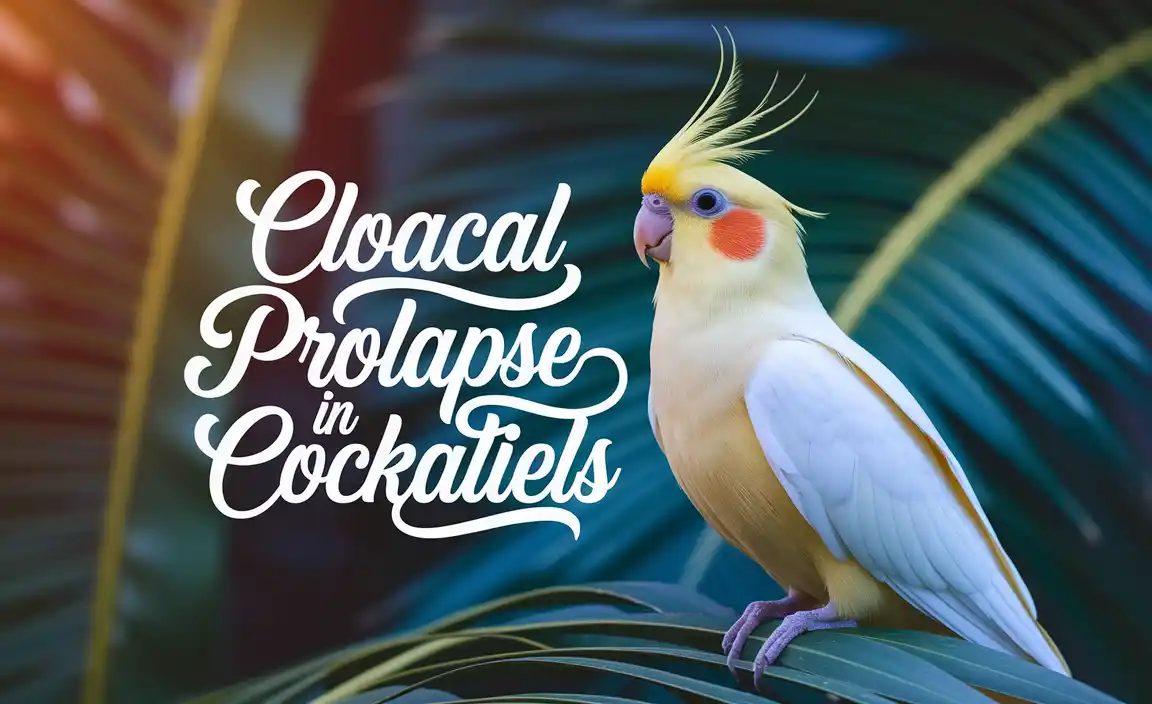 Cloacal Prolapse In Cockatiels