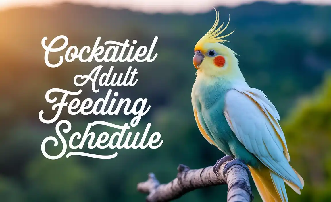 Cockatiel Adult Feeding Schedule
