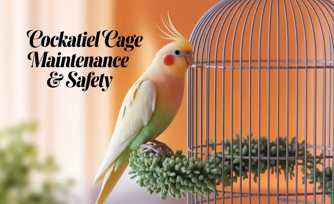 Cockatiel Cage Maintenance & Safety