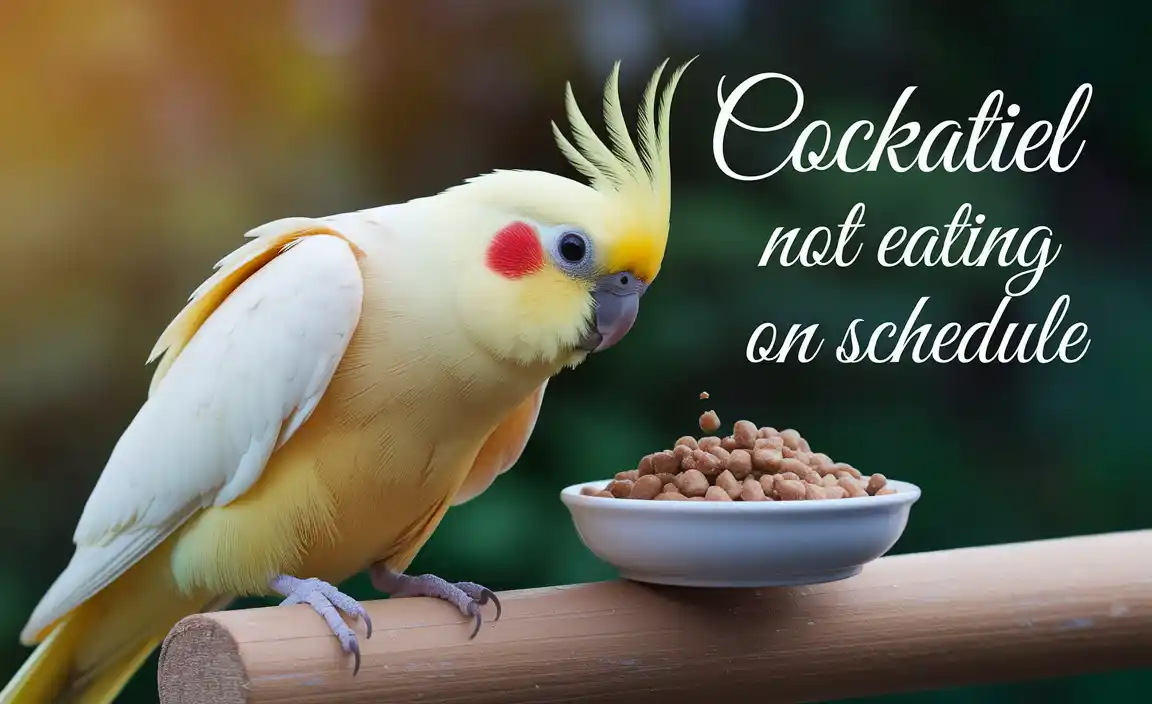 Cockatiel Not Eating On Schedule