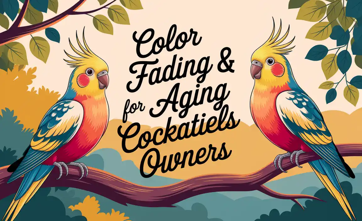 Color Fading & Aging Tips For Cockatiels Owners