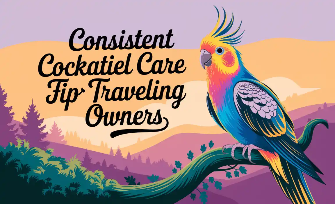 Consistent Cockatiel Care Tips For Traveling Owners