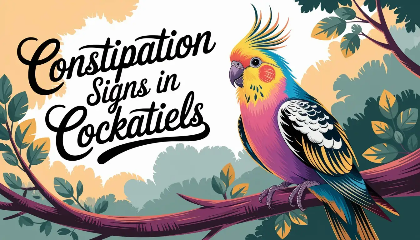 Constipation Signs in Cockatiels