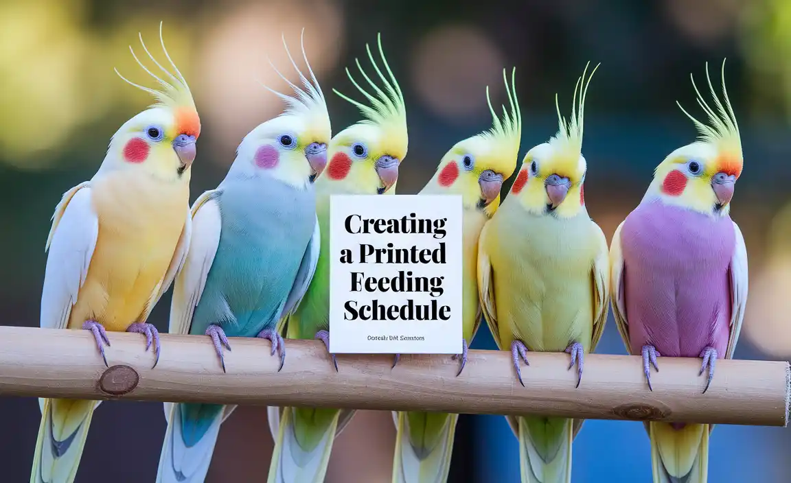 Creating A Printed Feeding Schedule
