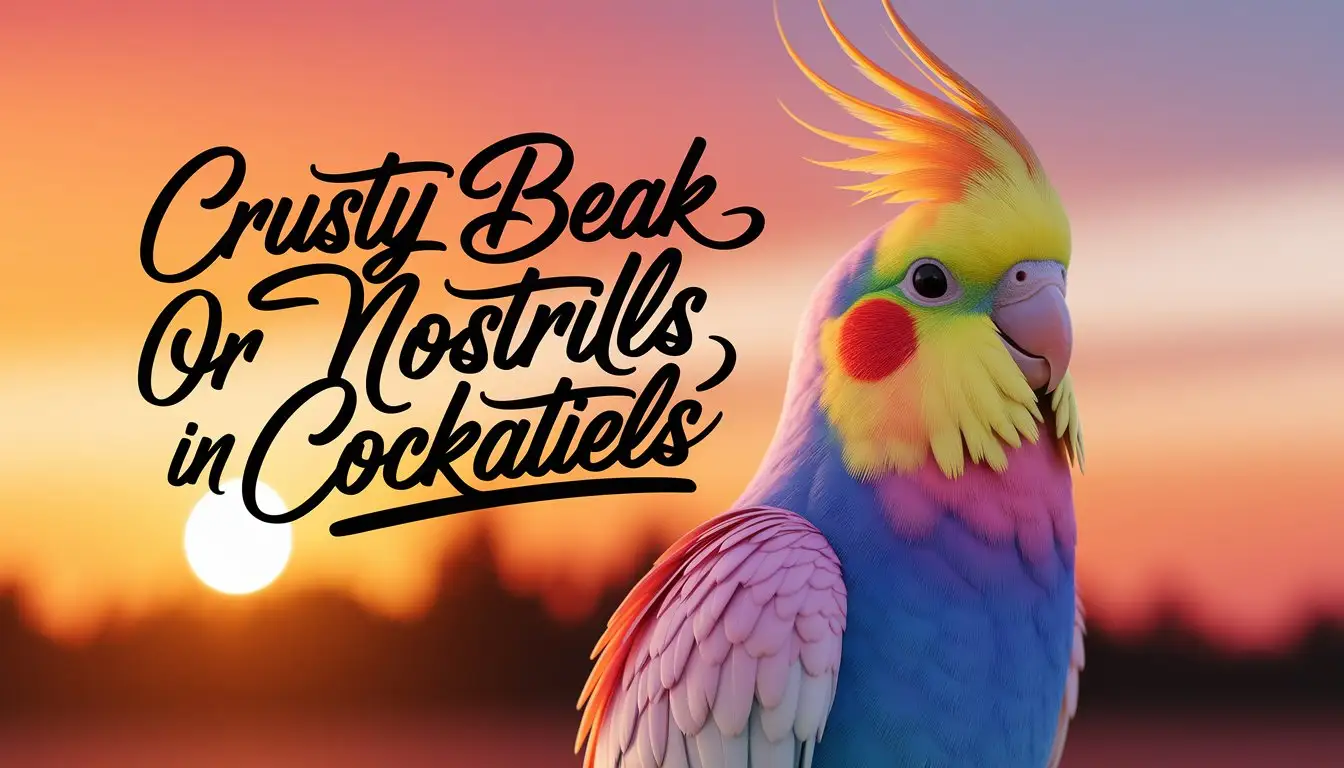 Crusty Beak or Nostrils in Cockatiels