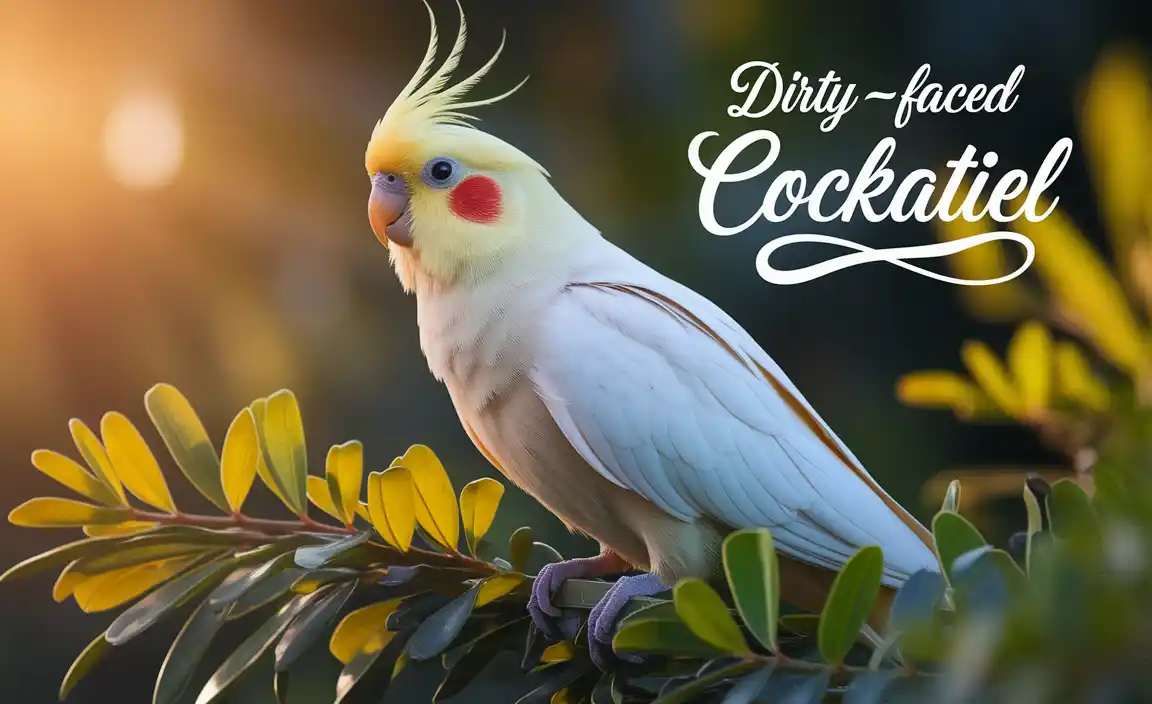 Dirty-Faced Cockatiel
